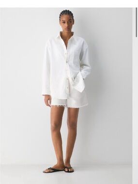 White Women’s Denim shirt